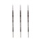 Creative Mark Fine Tip Liner Paint Brush Ultra Fine Detail Soft Hair Paint Brush For Watercolor, Gouache, Inks, Acrylic, Oils, Technical Artists, and Illustrators - 3 Packs